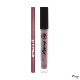 W7 Double Dip - Skinny Lipping Matte Duo - Apples and Pears - Set: matte Lipgloss en lippotlood