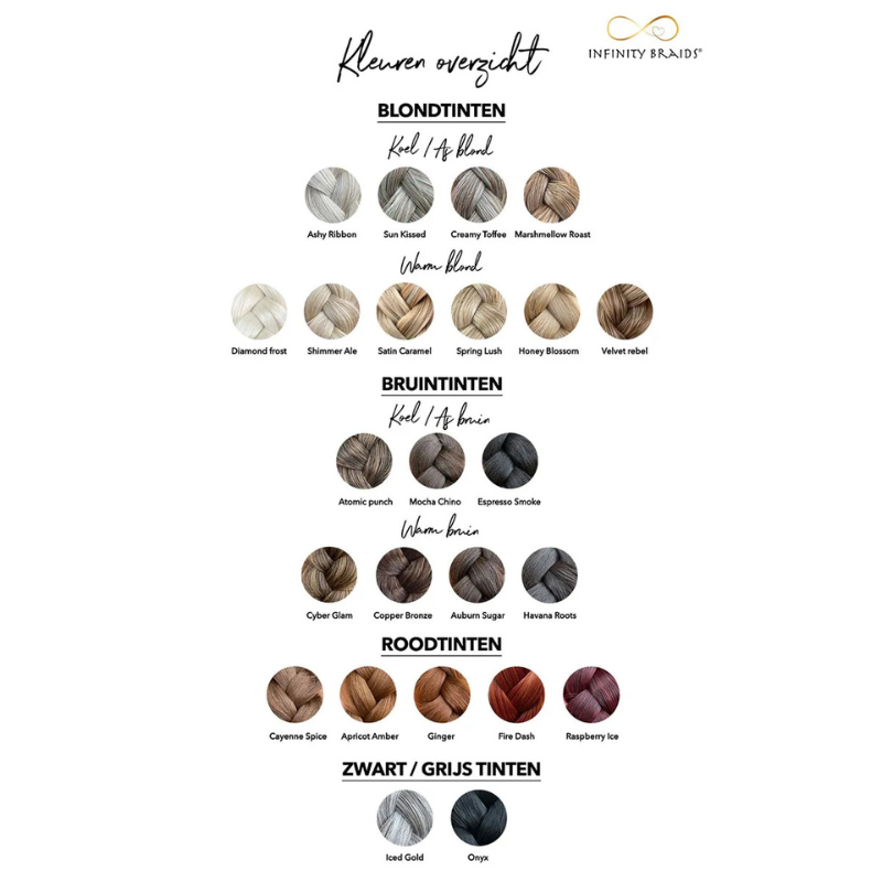 Infinity Viènne Braid - Velvet Rebel - Messy Braid - Warm Bruin / Blond