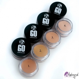 W7 - Go - Concealer - Vier tinten: Medium Deep - Medium - Light - Fair