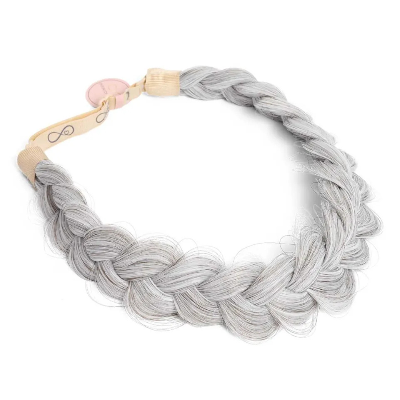 Infinity Viènne Braid - Iced Gold - Messy Braid - Grijs