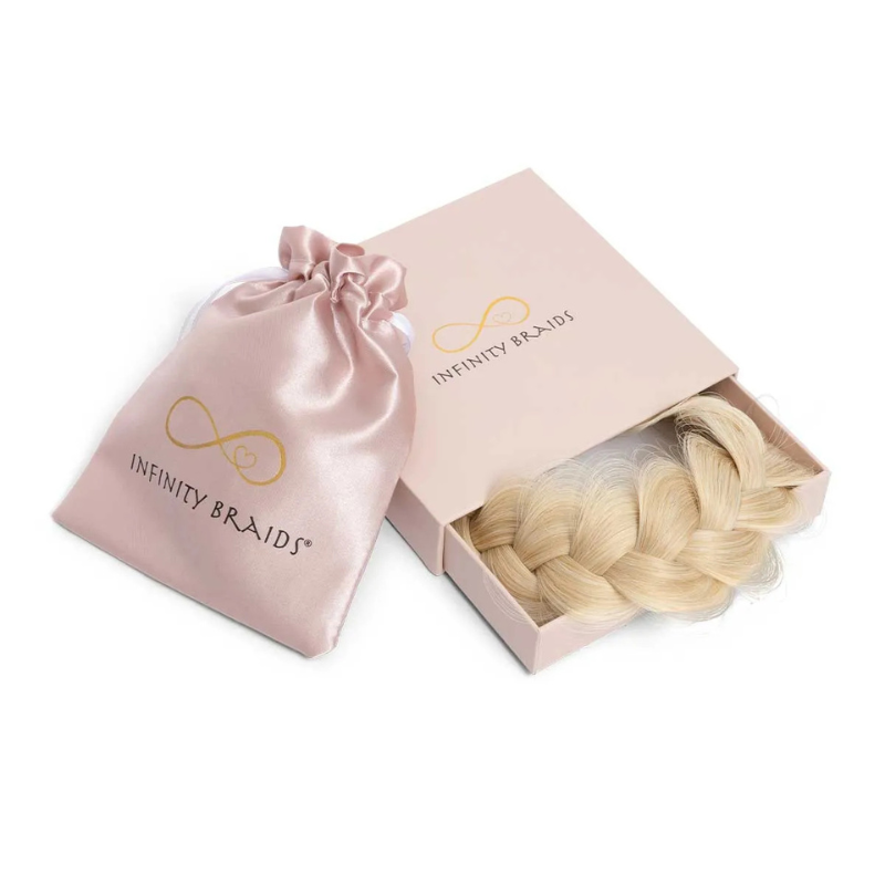 Infinity Viènne Braid - Shimmer Ale - Messy Braid - Licht Blond