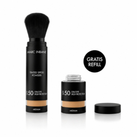 Marc Inbane - Tinted SPF50 Powder - Medium -  GRATIS Refill