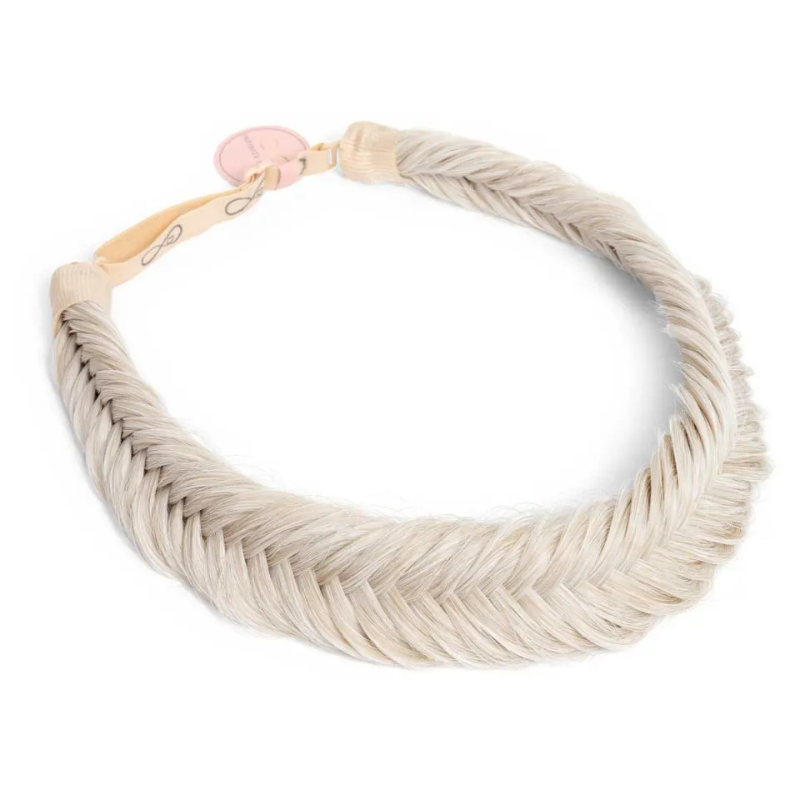 Infinity Jolie Braid - Ashy Ribbon - Fishtail - Heel Lichtblond