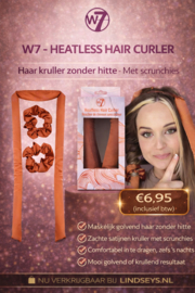 W7 - Heatless Hair Curler - Haar kruller zonder hitte - Met scrunchies