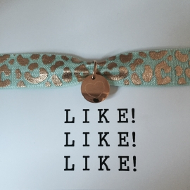 LIKE! armband pastel panter