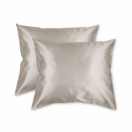 Beauty Pillow - Satijnen Kussensloop - Sandy Beach- 60x70