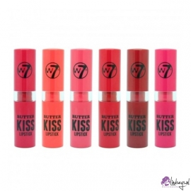 W7 Butter Kiss Lips roze - rood