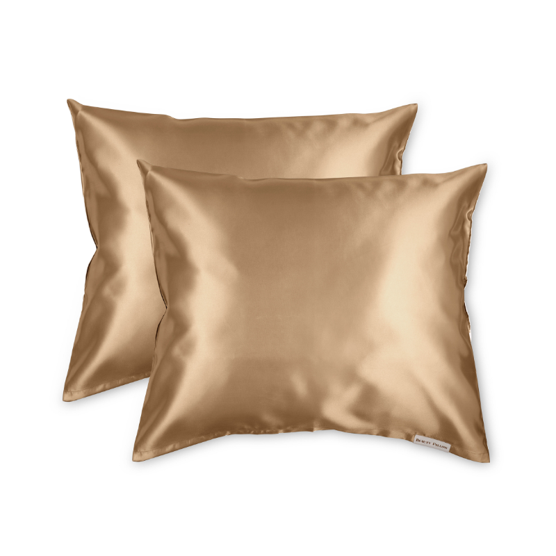 Beauty Pillow - Satijnen Kussensloop - Bronze- 60x70