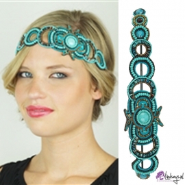 Pink Pewter Helena Turquoise Haarband