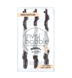 Invisibobble waver+ - Pretty Dark - Donker Bruin - 3 stuks