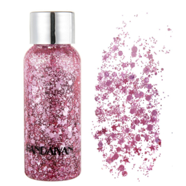 Glitter Gel - 03 - Roze - Voor Haar en Huid