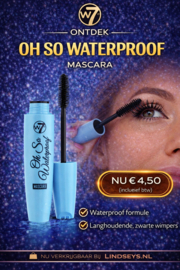 W7 - Oh So - Waterproof Mascara - Zwart