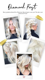 Infinity Viènne Braid - Diamond Frost - Messy Braid - Platina Blond