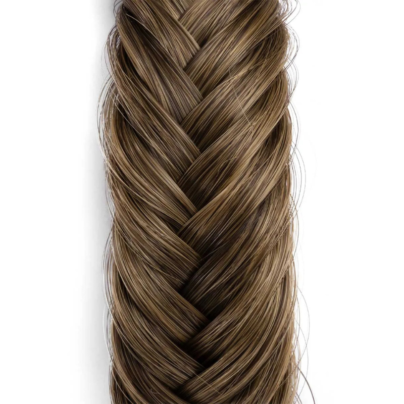 Infinity Jolie Braid - Cyber Glam - Fishtail - Mix Bruin & Blond