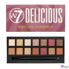 W7 Delicious Natural en Berry oogschaduw pallet