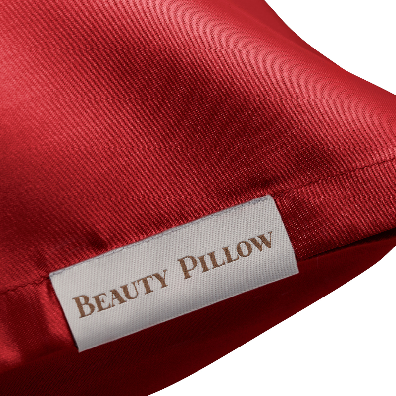 Beauty Pillow - Satijnen Kussensloop Red - Rood - 60x70