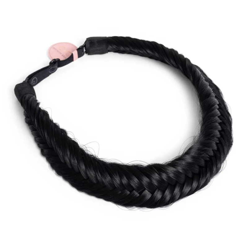 Infinity Jolie Braid - Onyx - Fishtail - Zwart
