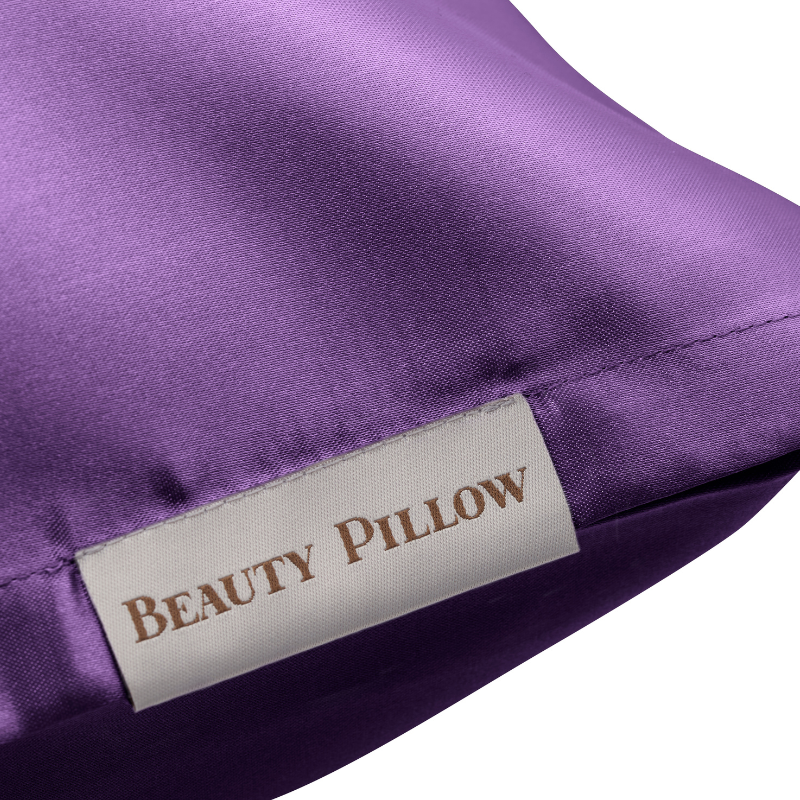 Beauty Pillow - Satijnen Kussensloop -  Aubergine - 60x70