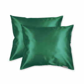 Beauty Pillow  - Satijnen Kussensloop - Forest Green - Donker Groen - 60x70