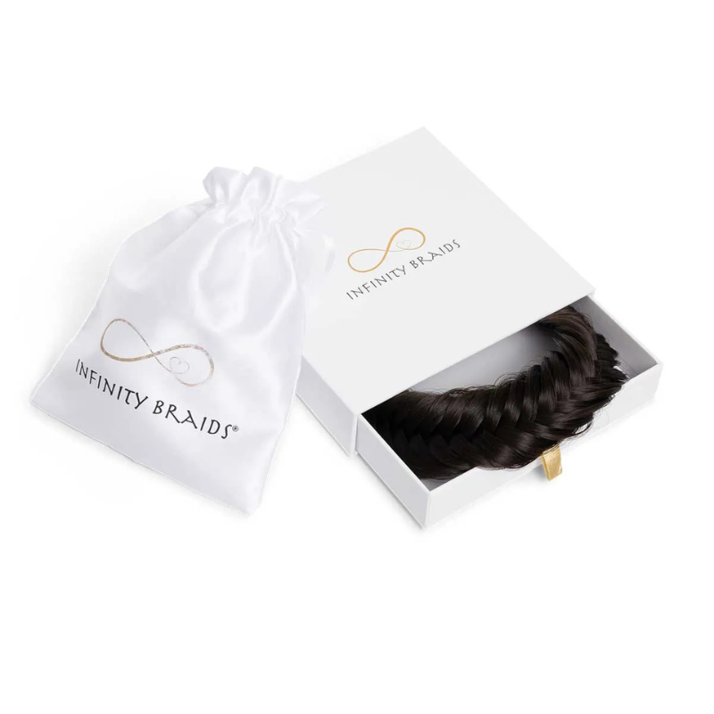 Infinity Jolie Braid - Havana Roots  - Fishtail - Donkerbruin