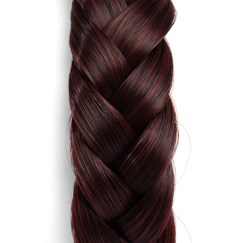 Infinity Lizzy Braid - Raspberry Ice - Regular Braid - Mahonie Rood / Bruin