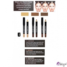 W7 - Face Shaping Contour - Stix - Set