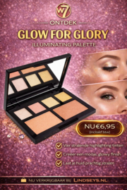 W7 - Glow for Glory Illuminating Palette - Highlighter Palette