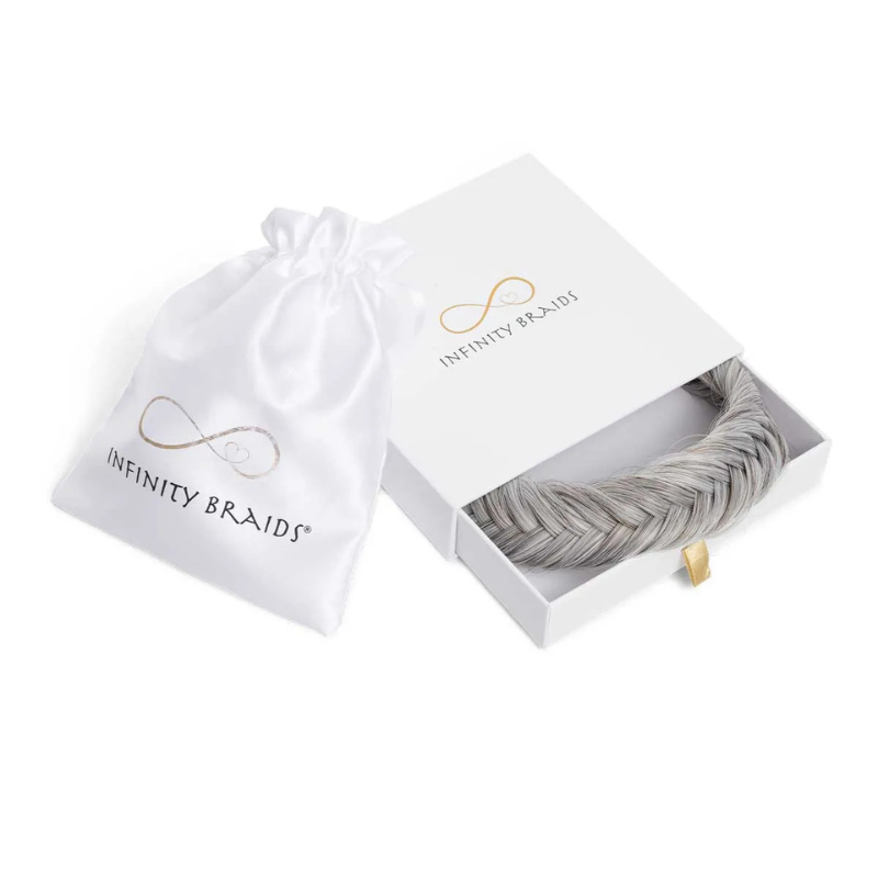 Infinity Jolie Braid - Iced Gold - Fishtail - Grijs