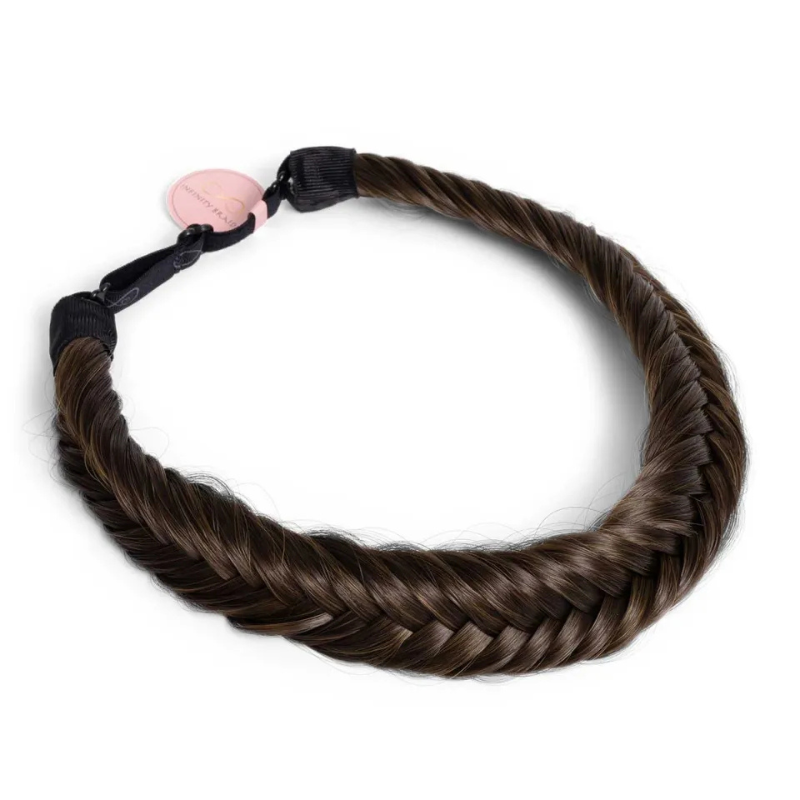 Infinity Jolie Braid - Auburn Sugar - Fishtail - Middenbruin