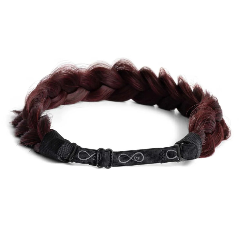 Infinity Viènne Braid - Raspberry Ice - Messy Braid - Mahonie Rood / Bruin