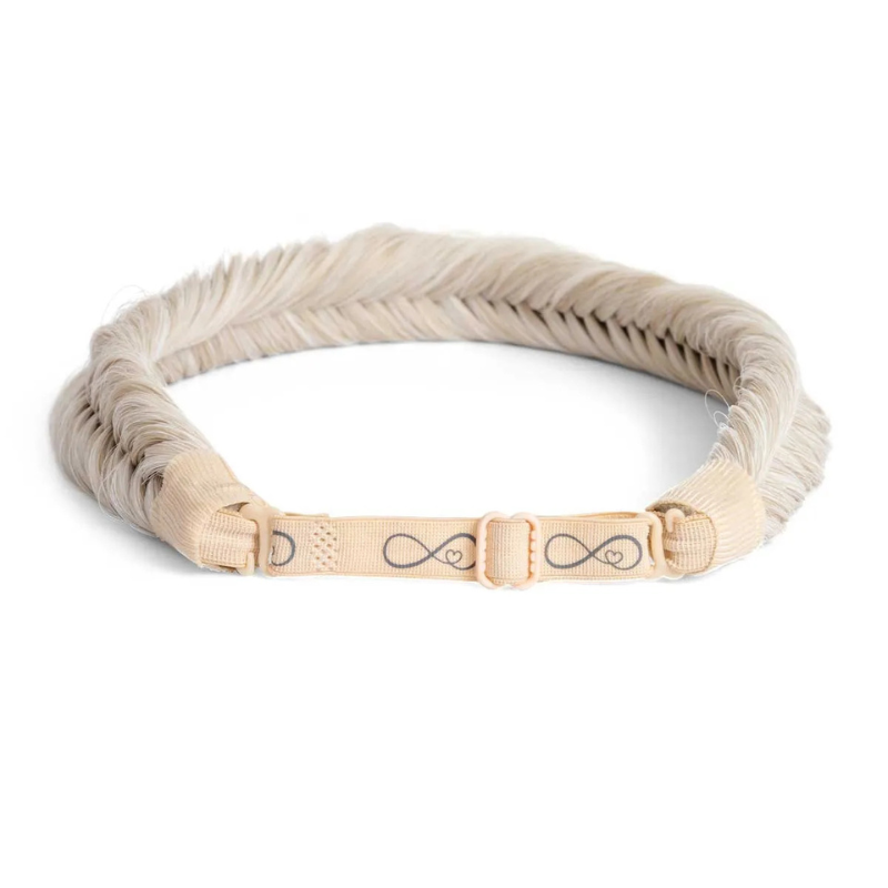 Infinity Jolie Braid - Ashy Ribbon - Fishtail - Heel Lichtblond