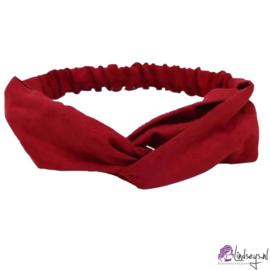 Cross Haarband Velours Rood