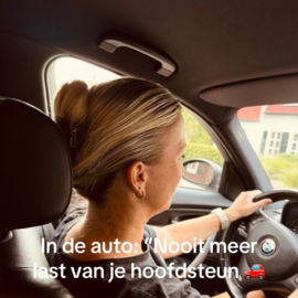 Platte Haarklem - Caramel - 1 st