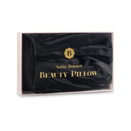 Beauty Pillow - Satin Bonnet -  Slaapmuts - Black