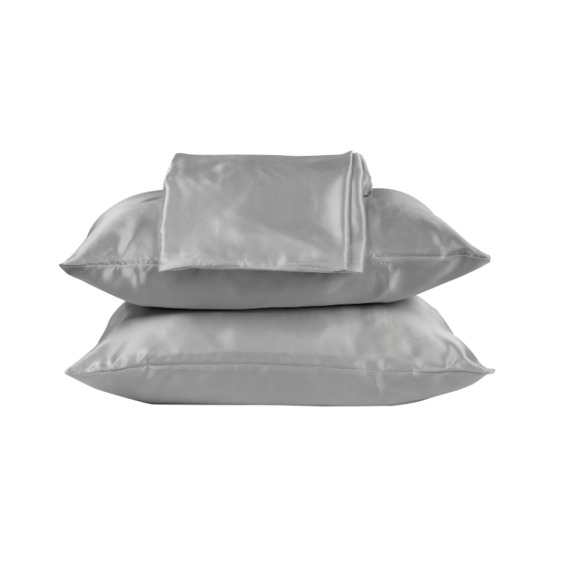 Beauty Pillow - Satijnen Kussensloop - Zilver - 60x70