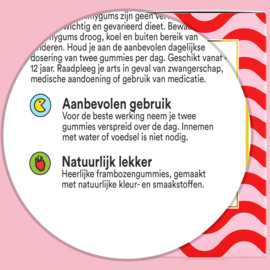 Yummygums - Hair Gummies - Vitamines voor haar, huid en nagels - 60 stuks