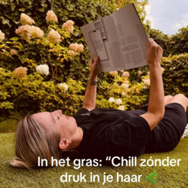 Platte Haarklem - Caramel - 1 st