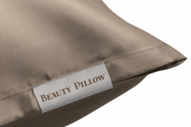 Beauty Pillow - Satijnen Kussensloop - Taupe - 60x70