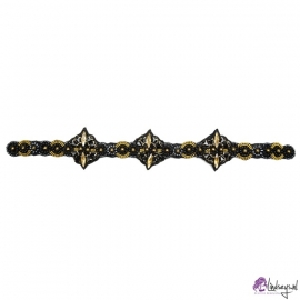 Pink Pewter - Zinnia - Black