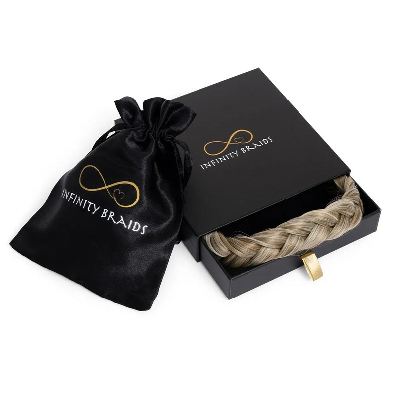 Infinity Lizzy Braid - Satin Caramel - Regular Braid - Warm Lichtblond