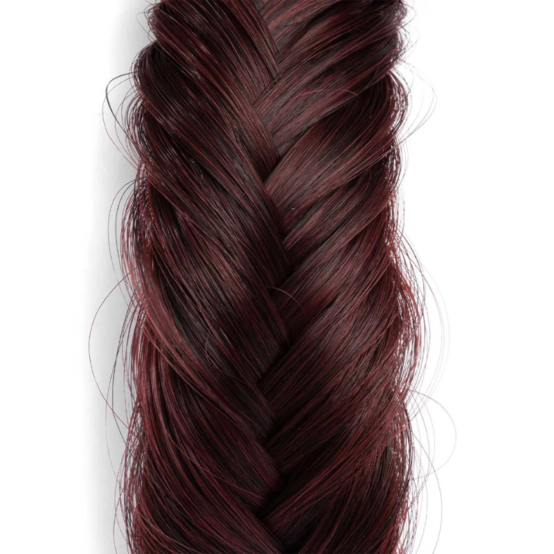 Infinity Jolie Braid Raspberry Ice - Fishtail - Mahonie Rood / Bruin