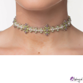 Pink Pewter Bernadette Band Mint Lilac haarband - Choker