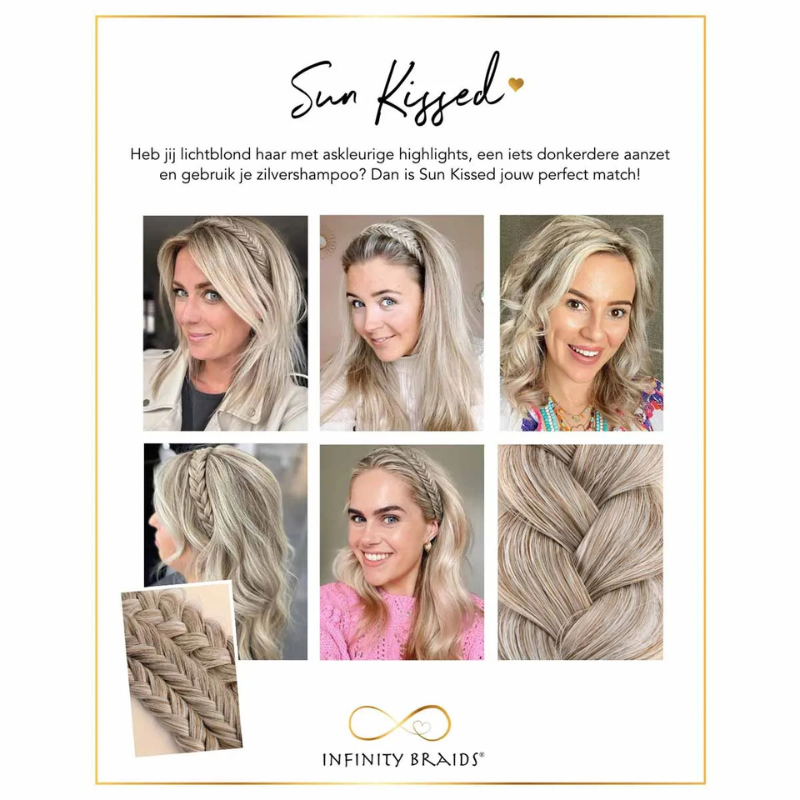 Infinity Jolie Braid - Sun Kissed - Fishtail - Lichtblond