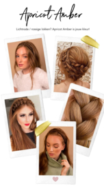 Infinity Viènne Braid - Apricot Amber - Messy Braid - Lichtrode Rossige