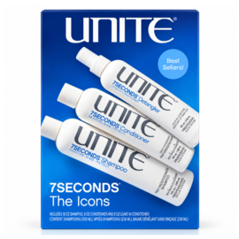 Unite - 7 Seconds - The Icons - Aanbieding Set: Shampoo 300 ml + Conditioner 236 ml + 7 seconds leave-in 236 ml cadeau