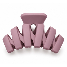 Wave Haarklem - Mauve -  6,7 cm – Half Opgestoken Haar