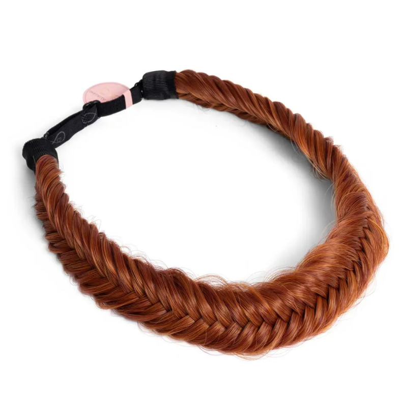 Infinity Jolie Braid - Fire Dash - Fishtail - Koper met Subtiele Highlights