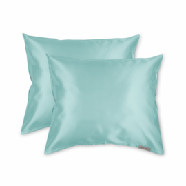 Beauty Pillow - Satijnen Kussensloop - Petrol - 60x70