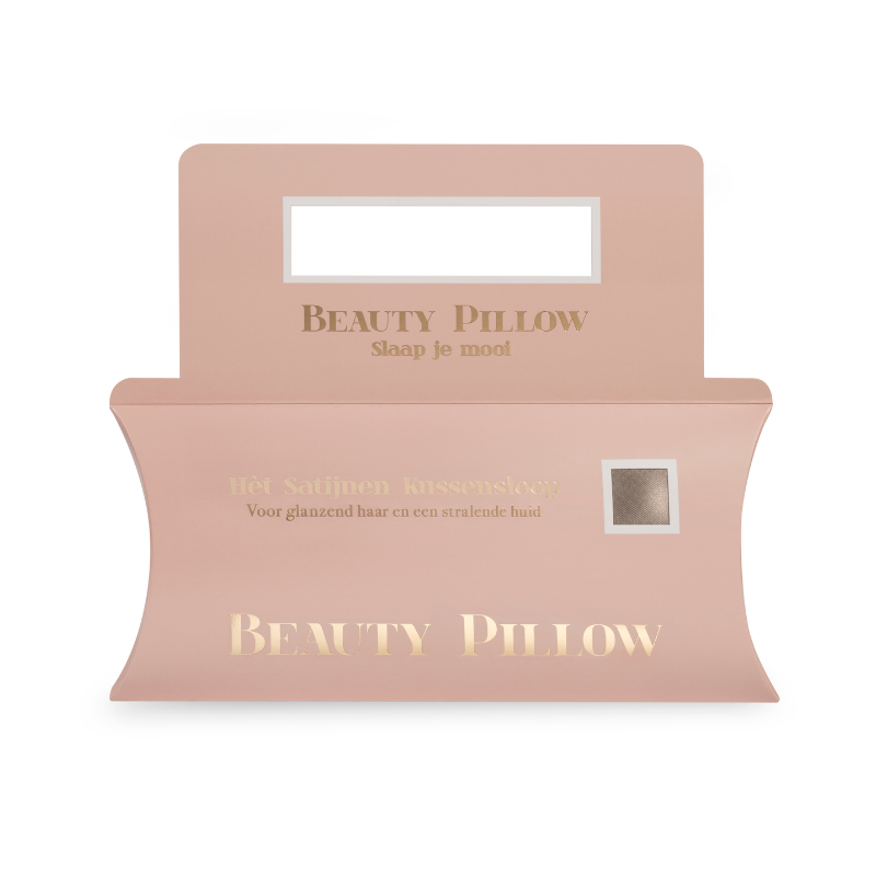 Beauty Pillow - Satijnen Kussensloop - Taupe - 60x70