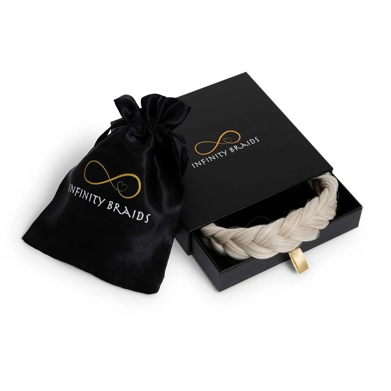 Infinity Lizzy Braid - Ashy Ribbon - Regular Braid - Heel Lichtblond